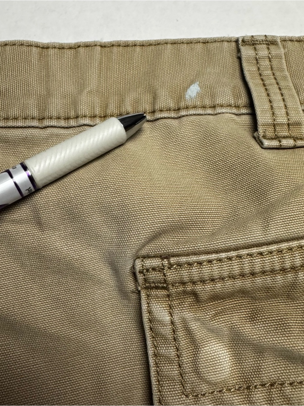 Carhartt (100272253) Relaxed Fit Straight Leg Rigby Cargo Pant In Khaki 42x30 - Picture 9 of 11